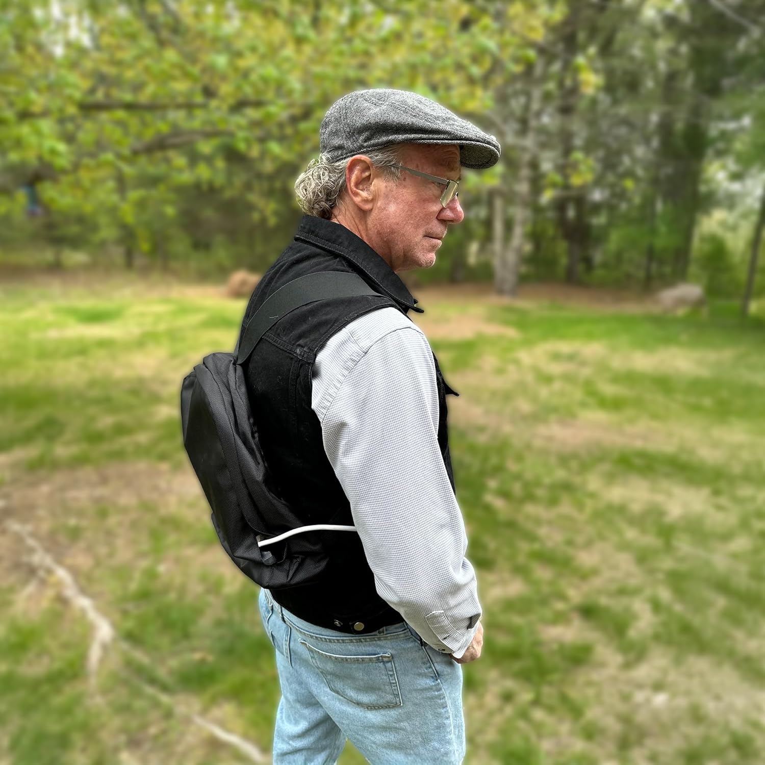 LVAD BACKPACK with HEARTMATE CONTROLLER POCKET & TWO BATTERY POCKETS┃LV117 - Image 2