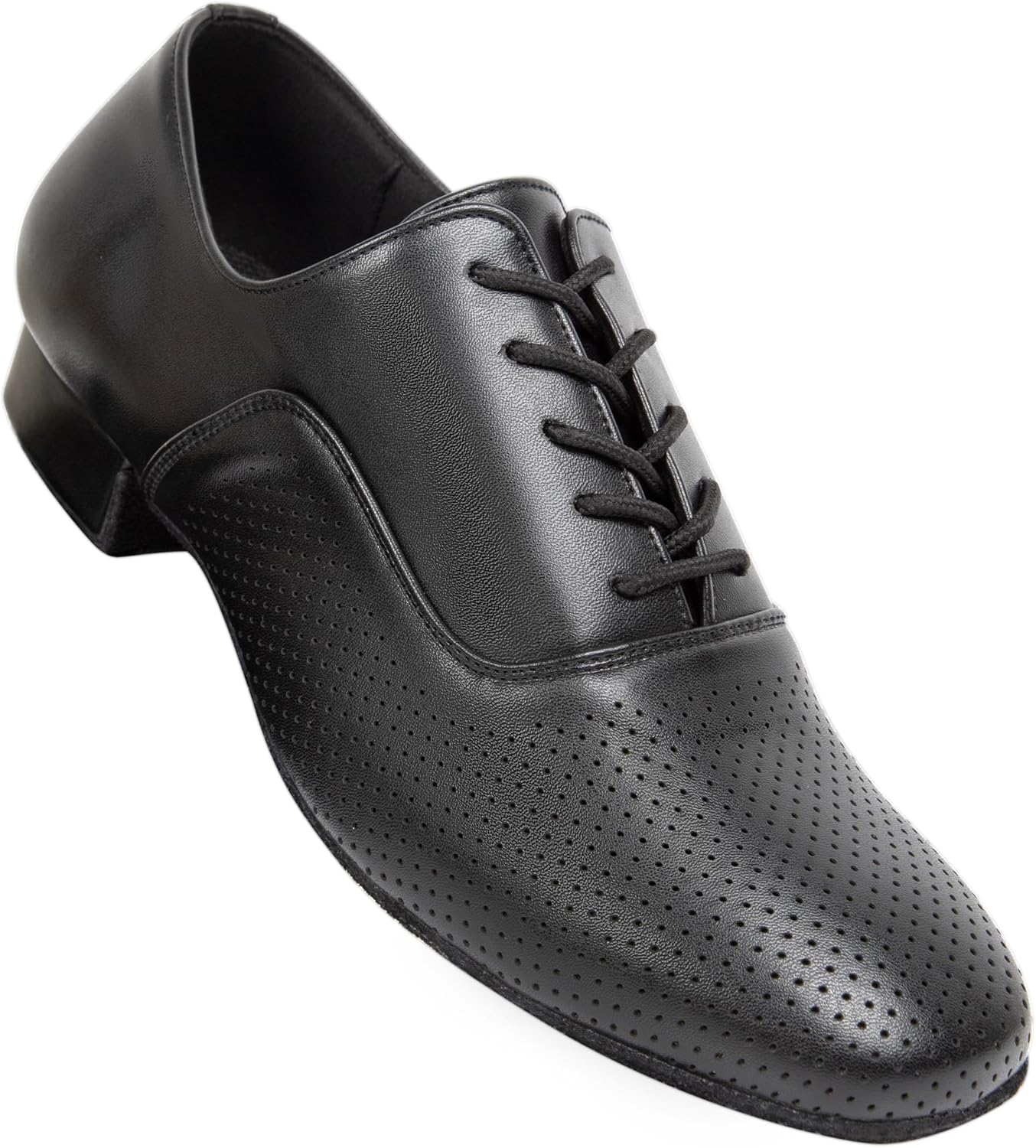 Linodes Breathable Men's Latin Dance Shoes 1 Inch Leather Sole Ballroom Salsa Tango Waltz Character Shoe - Image 6