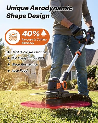 Miniatura 4 de Eventronic Paquete de 15 WA0010 Bobinas de Línea de Recortadora de Repuesto Compatible con Worx, Repuestos de Línea de Recortadora de 0.065 pulgadas