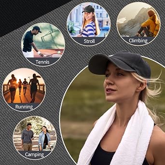 ViEinkaufen 3 Pack Distressed Baseball Caps Mens Womens Vintage Washed Hat