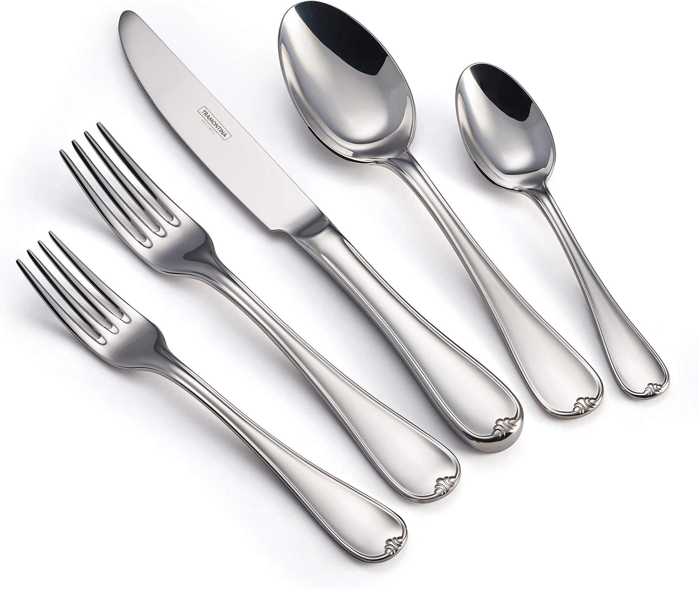 20 Piece Silverware Set - Vicenza Utensils Set