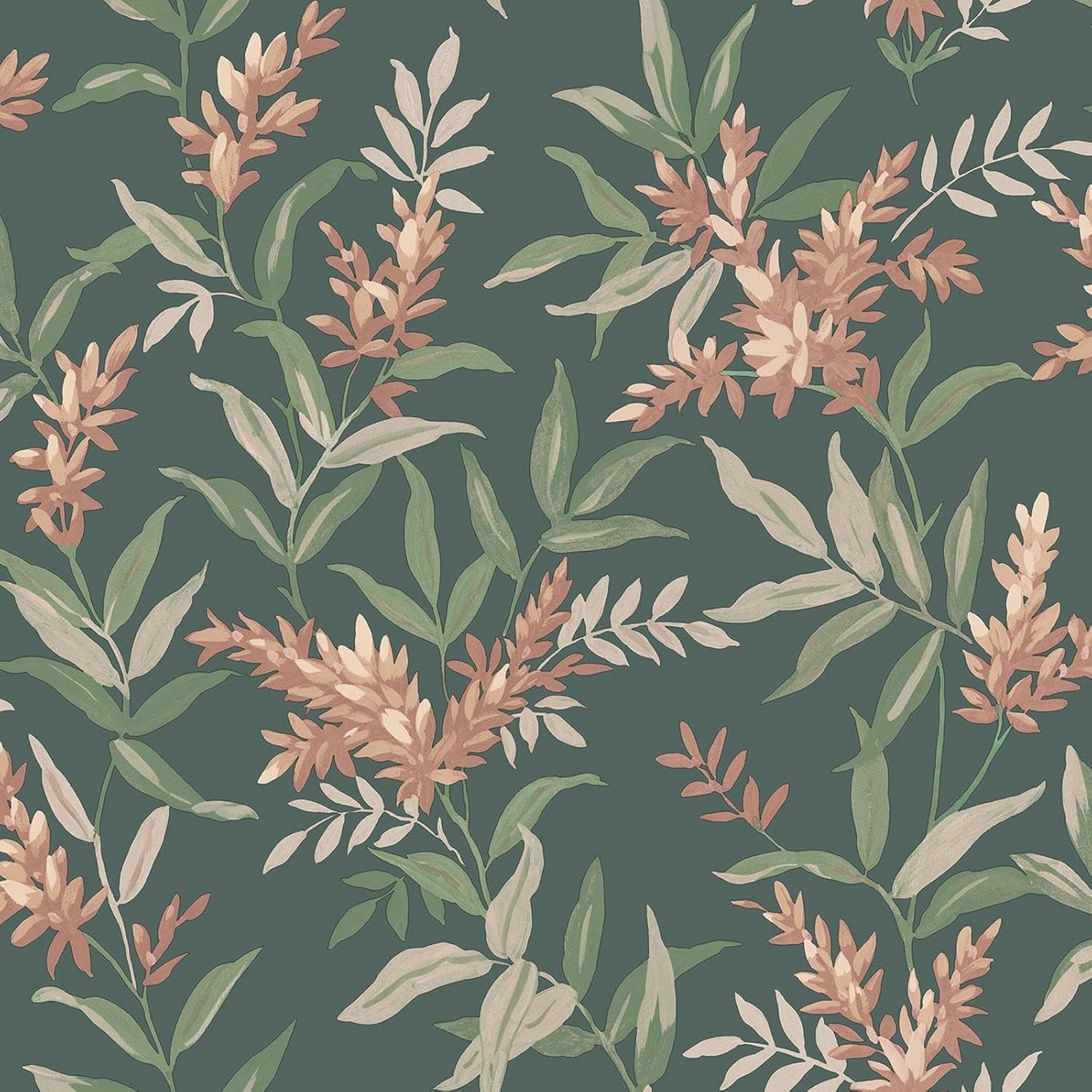 Belgravia Decor Olivia Pink Sage Wallpaper 5906 Amazon.co.uk DIY & Tools