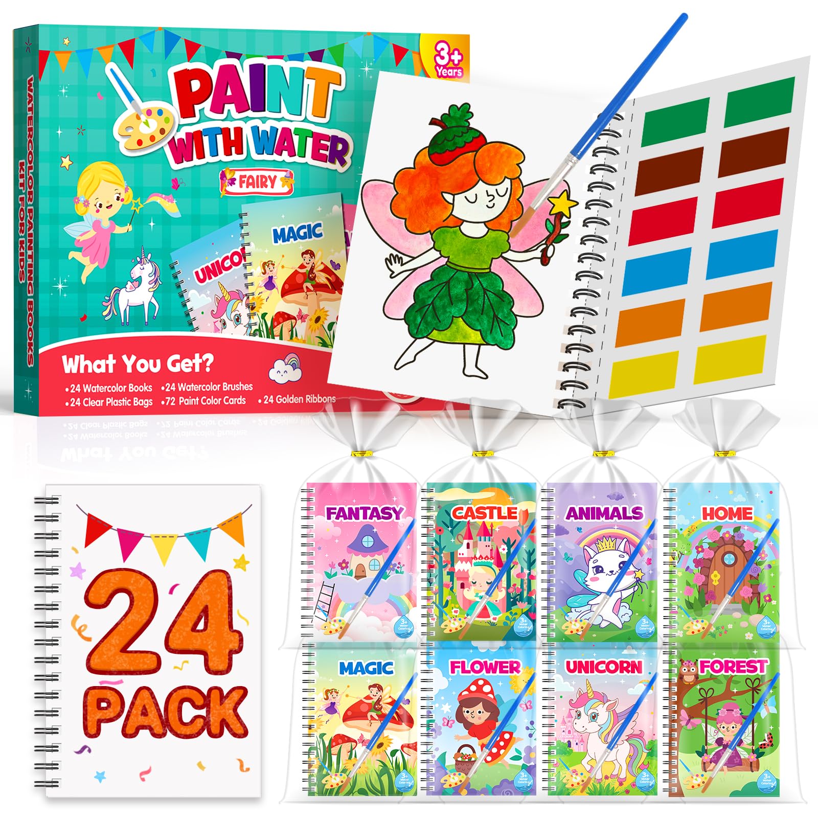 Party Bag Fillers for Kids - Mini Colouring Books — image 1