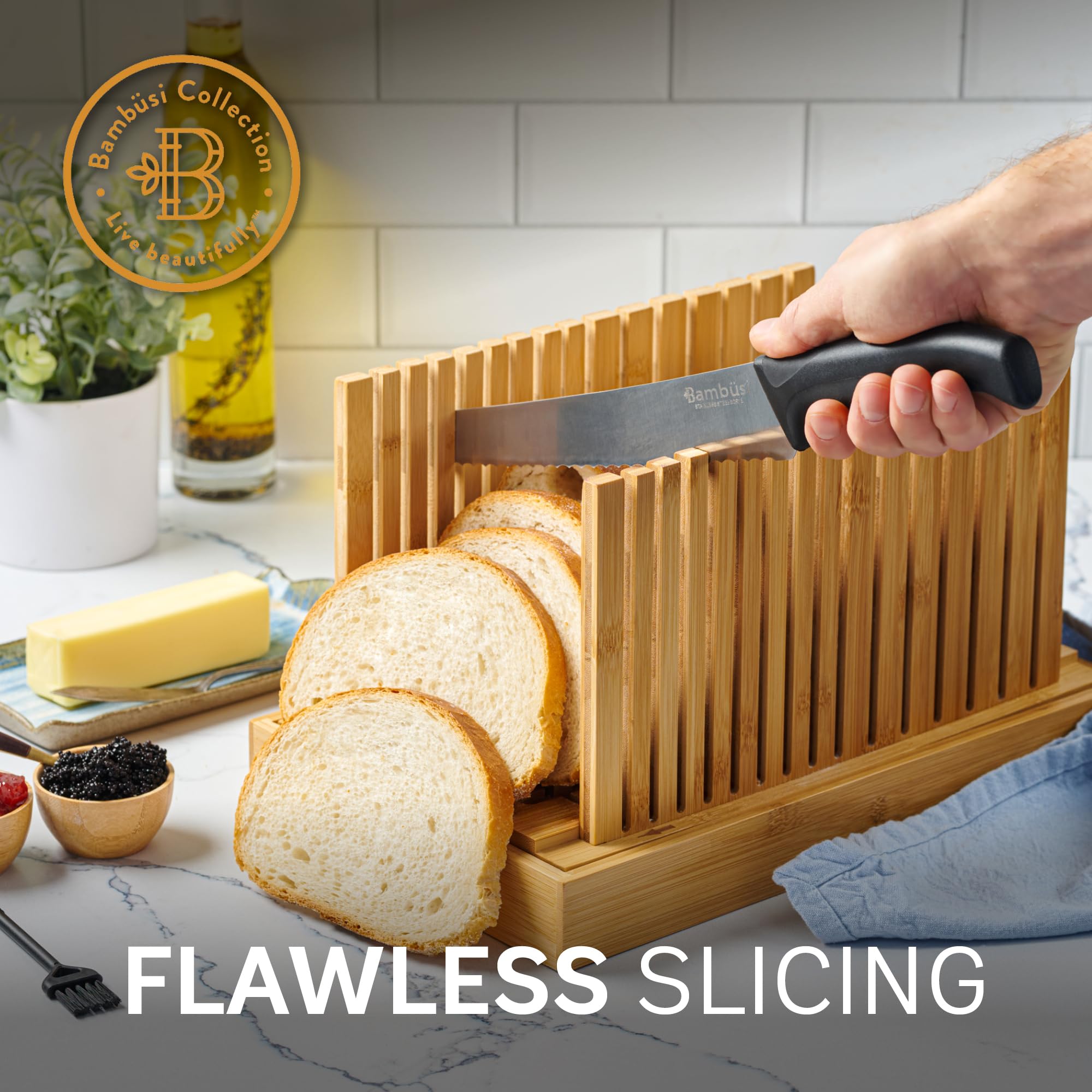 Bambüsi Bread Knife - Slice Like a Pro -9