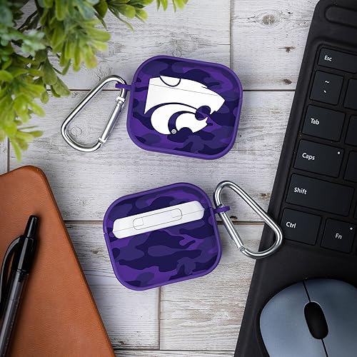 Miniatura 2 de AFFINITY BANDS Kansas State Wildcats Camo HDX - Funda compatible con Apple AirPods Generación 3