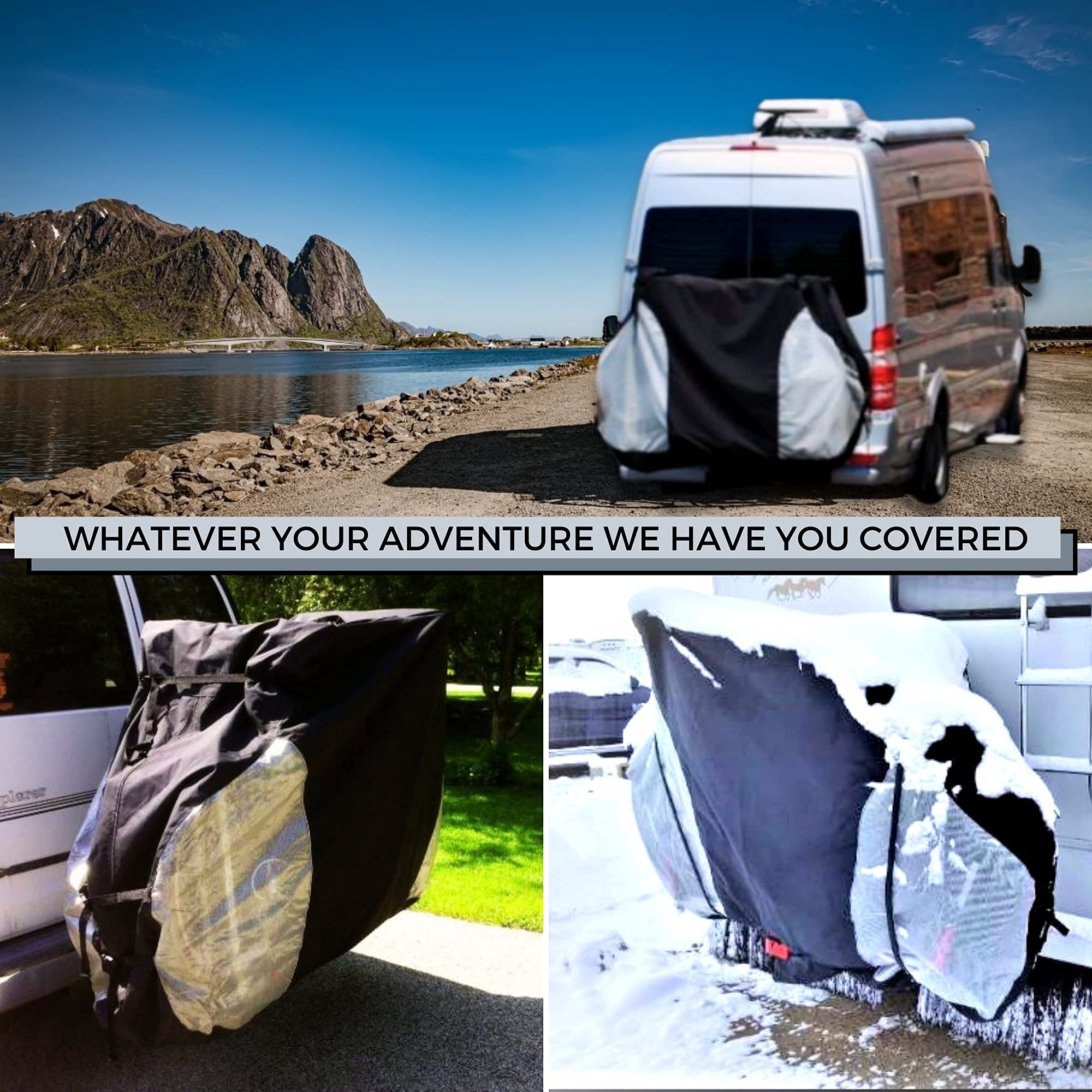 Formosa Covers Bike Cover for Car, Truck, RV, SUV Transport on Rack