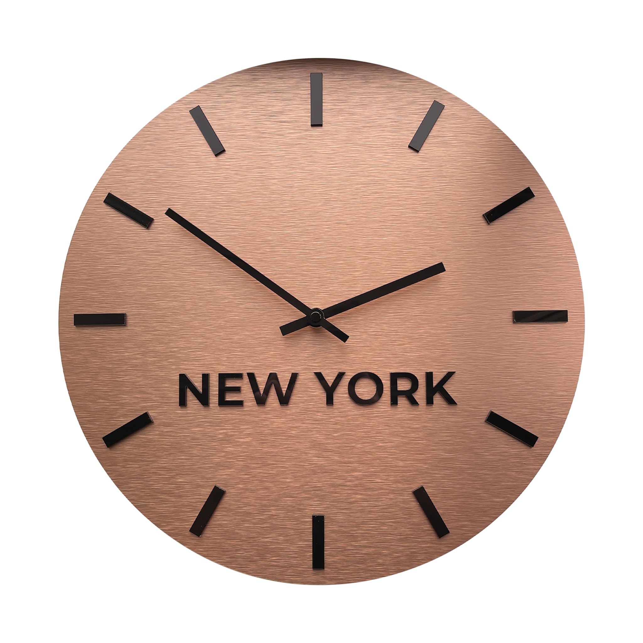 Bronzo Orologio da Parete Personalizzabile con Fusi Orari Globali - Elegante Display Multi-Città per Hall di Hotel e Case Inaugurazioni e Professionisti