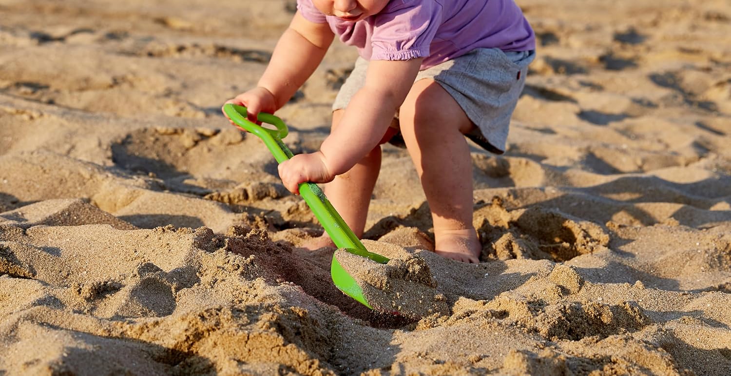 Hape Mighty Sand Shovel Beach and Garden Toy Tool Toys, Green