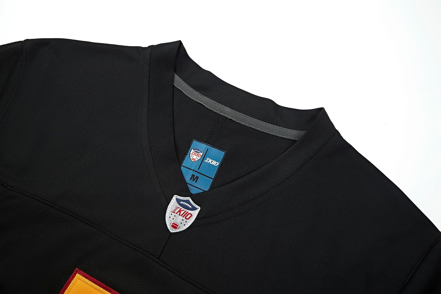 Custom Mens/Youth Football Stitched T-Shirt for Sports Fan Burgundy No Brand/Logos