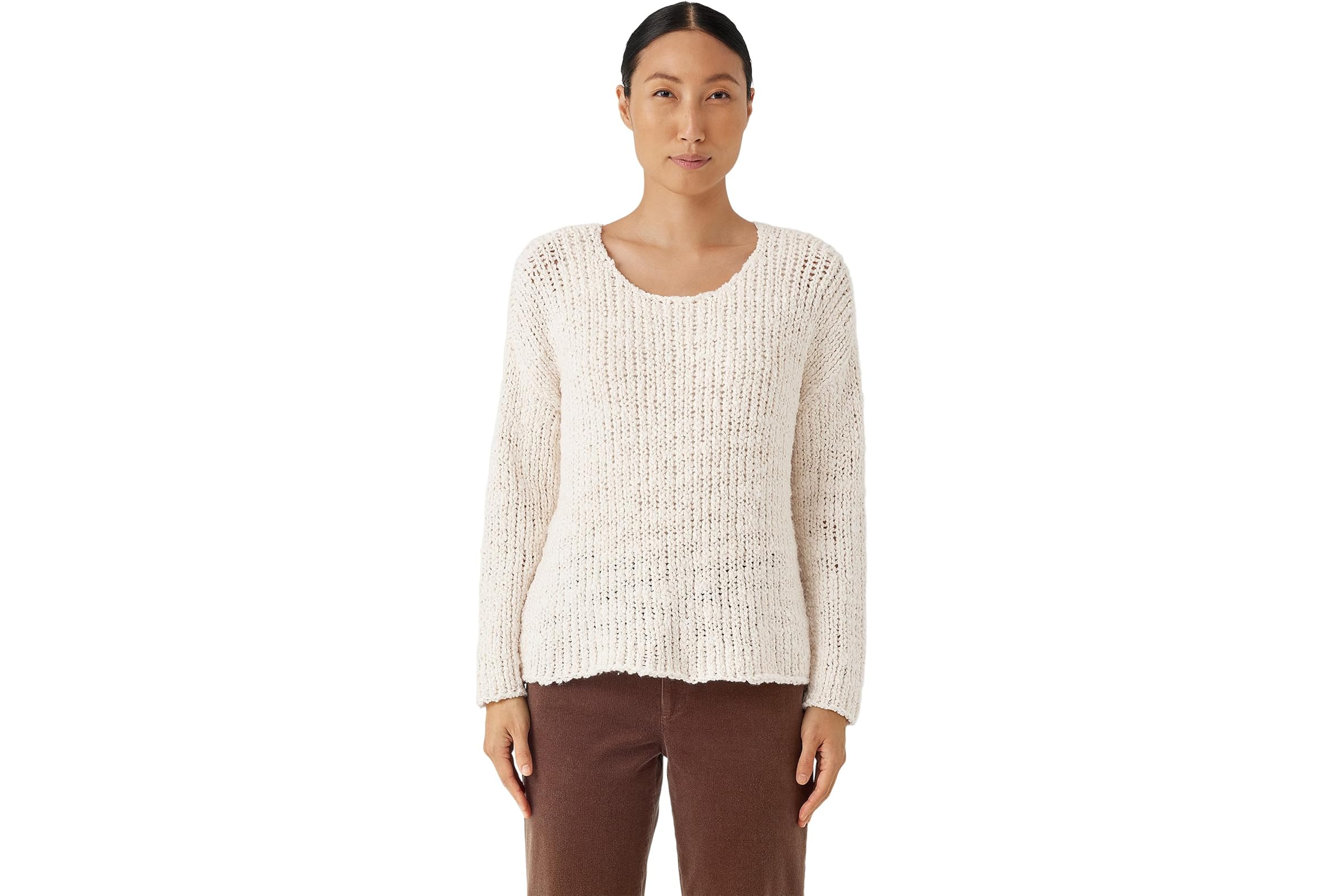 Eileen Fisher Round Neck Box Top