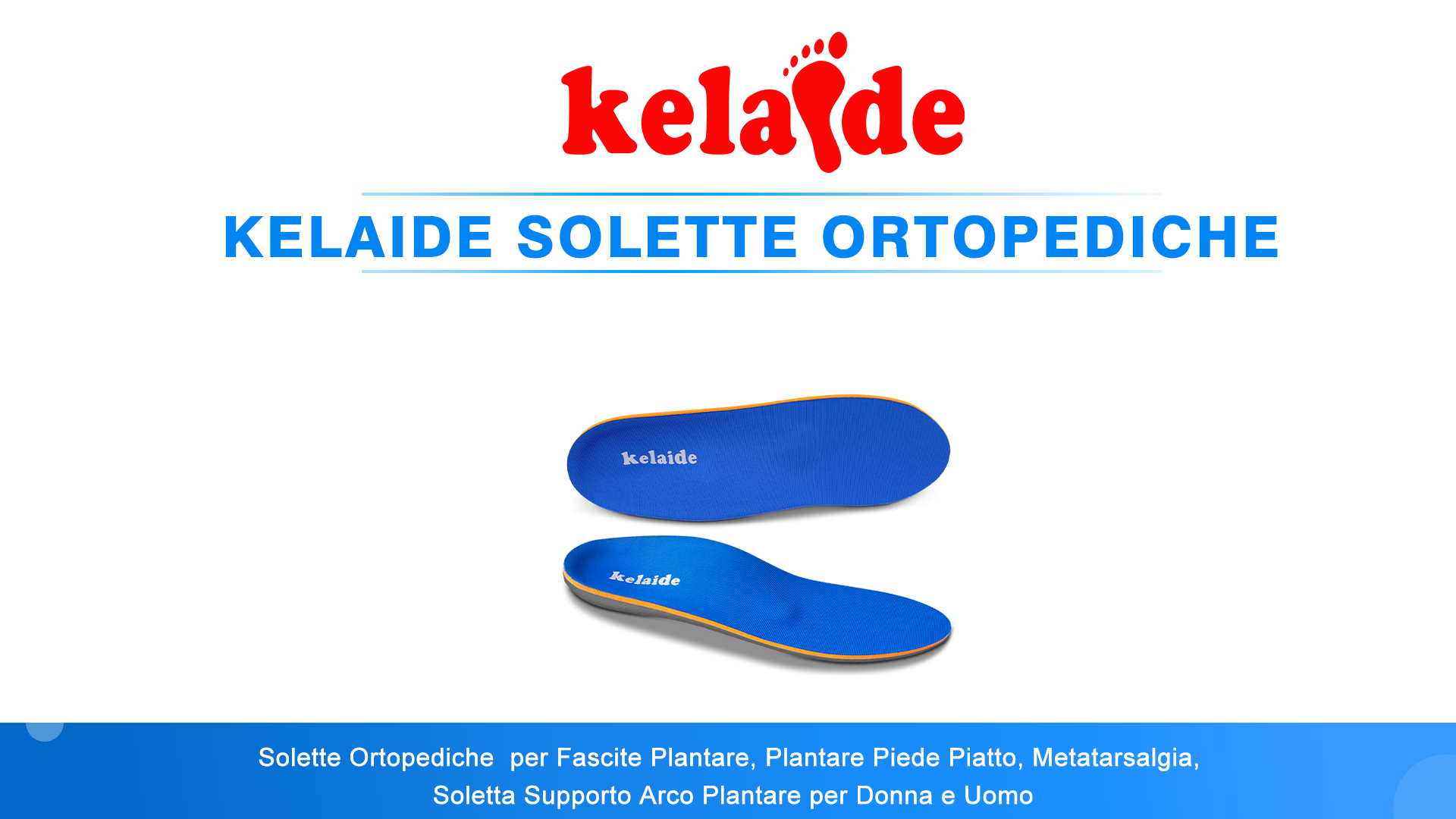 Solette Plantari Kelaide Per Piede Piatto E Fascite Plantare - Supporto Arco Alto, Tallone Morbido - Foto 6