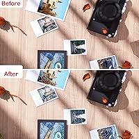 Vista 5 de 36 hojas de láminas laminadas holográficas transparentes, papel adhesivo autoadhesivo para papel adhesivo, láminas de vinilo transparentes