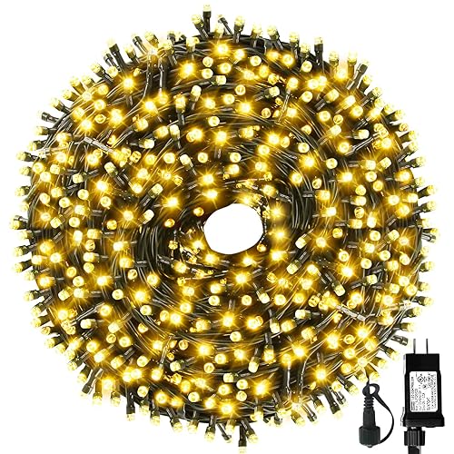 328FT 1000LEDs Christmas Lights Outdoor Indoor 8 Modes for Christmas
