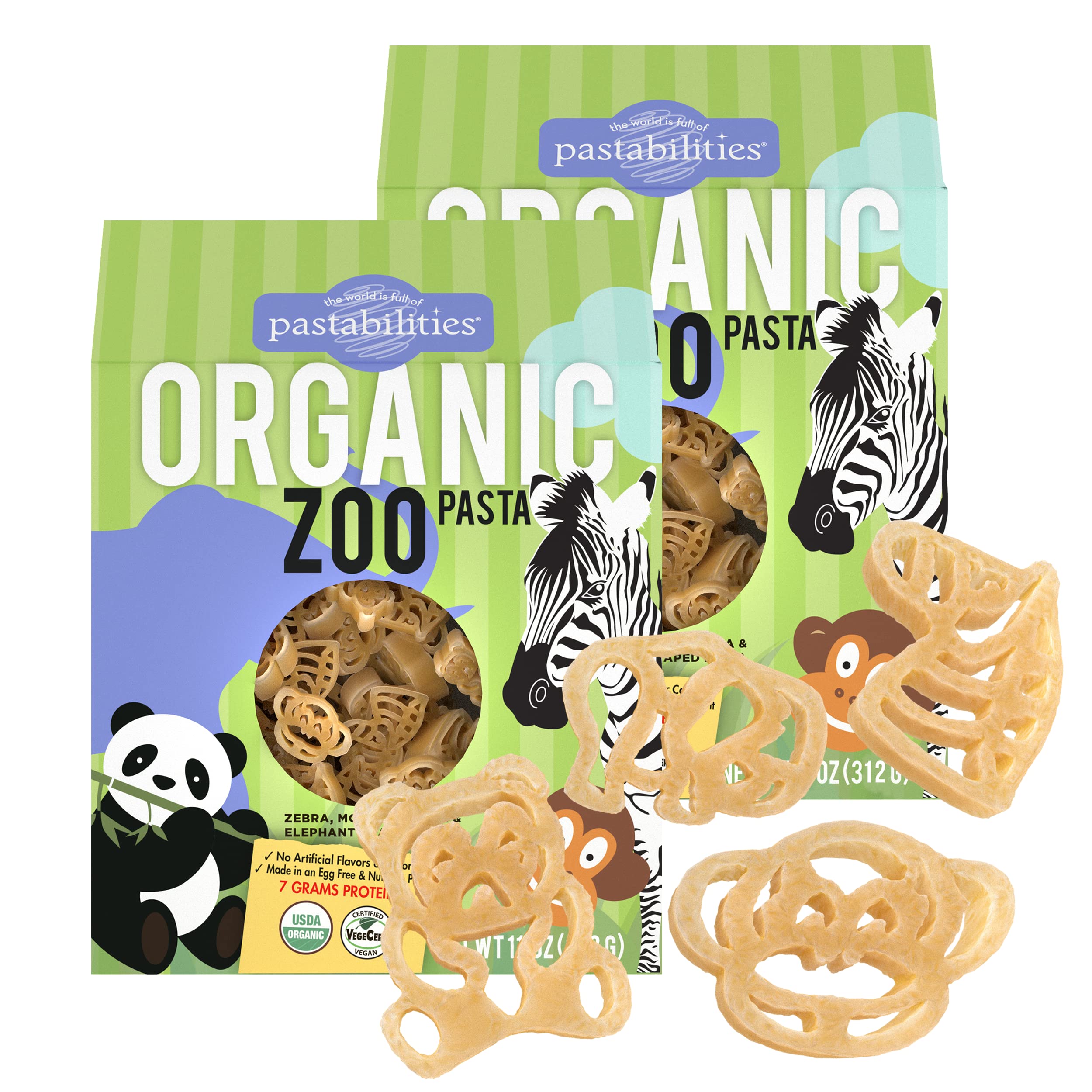 Buy pastabilities Kids Pasta, Fun Zoo Shaped Noodles, NonGMO Natural