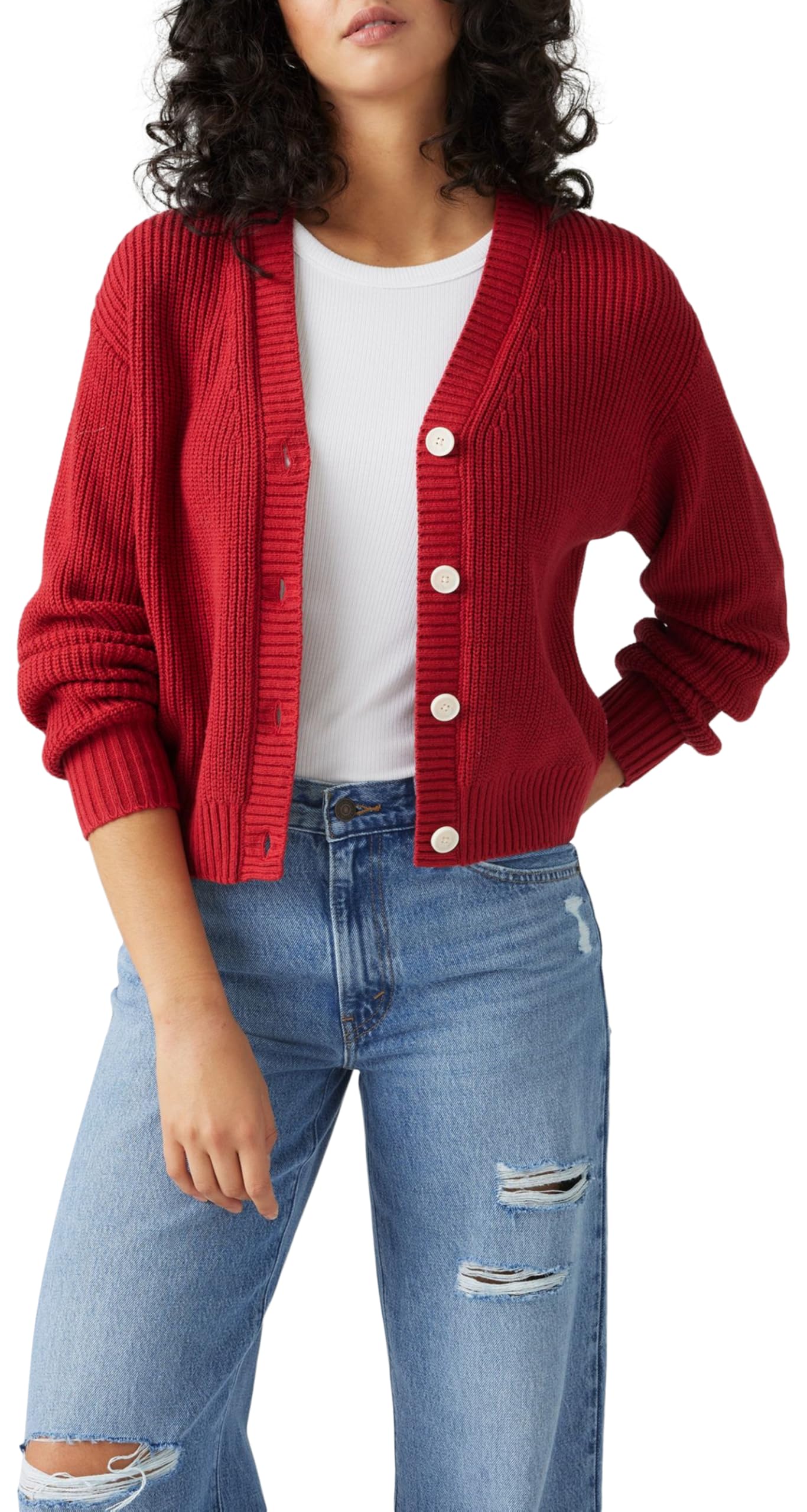 Levi's Snowflake Maglione Cardigan Donna (Pacco da 1)
