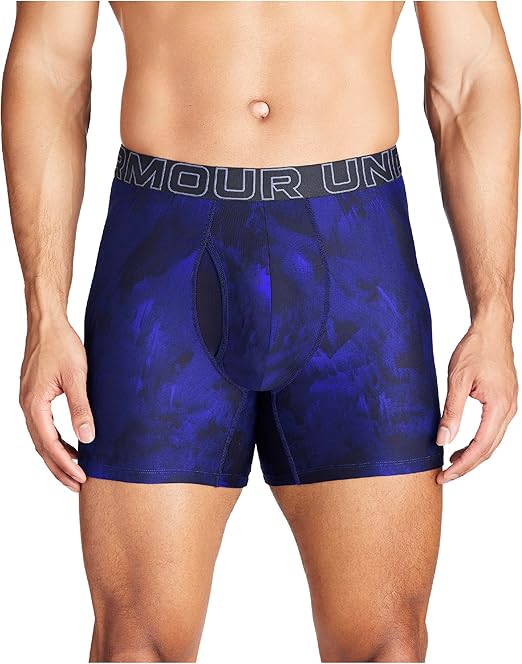Under Armour Men's Multi-Pack Standard Tech Boxer Brief, 6" Inseam, All-Day Comfort & Ultra-Soft