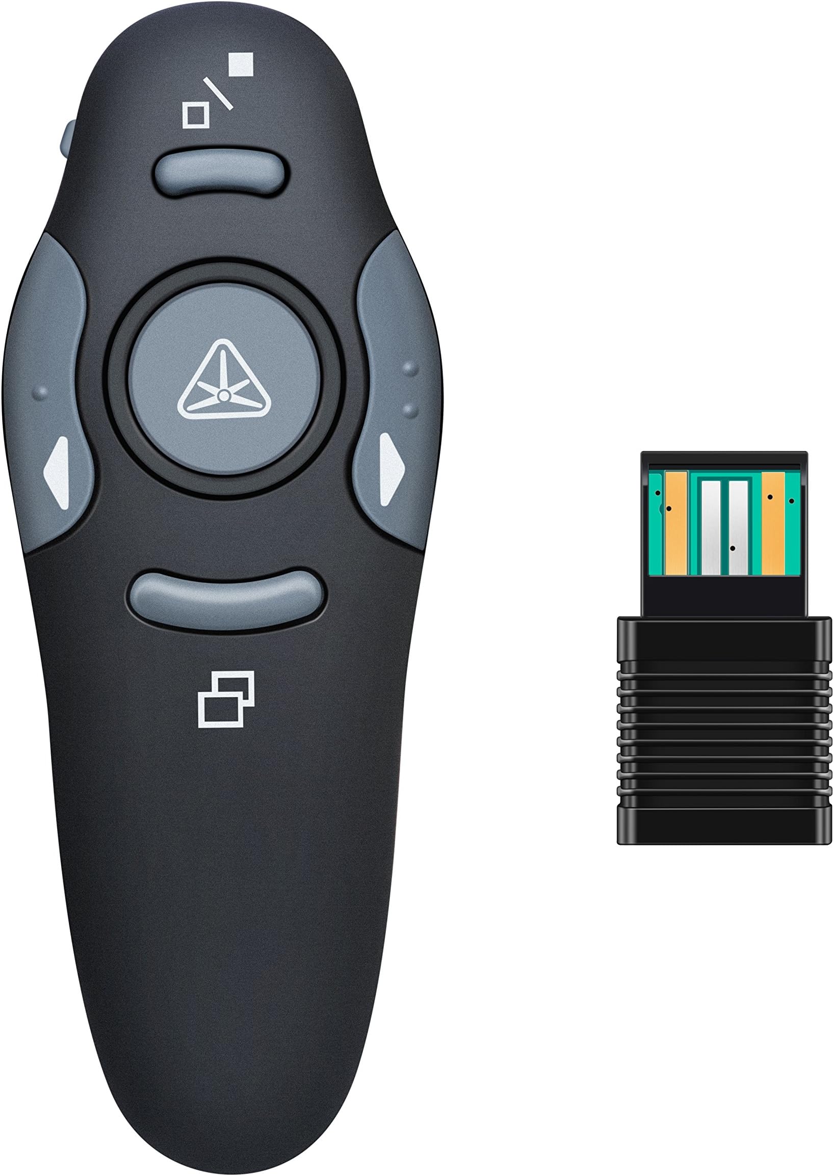BlueBeach Wireless USB Presenter PowerPoint Remote Control Laser Pointer for PPT / Keynote / Prezi / OpenOffice / Windows / Mac OS / Android / Linux