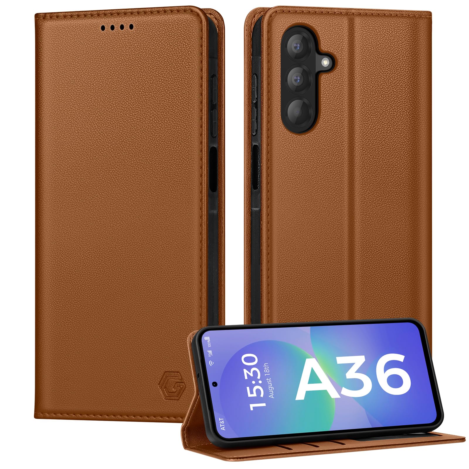Kirnntca Handyhülle für Samsung Galaxy Hülle, Kartenfach Premium PU Leder Klapphülle Schutzhülle, Standfunktion Tasche Flip Case für Samsung Galaxy Hülle