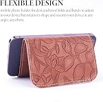 Airplane Travel Essentials for Flying Flex Flap Cell Phone Holder & Flexible Tablet Stand for Desk, Bed, Treadmill, Home & in-Flight Airplane Travel Accessories