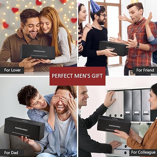 Miniatura 6 de Velas de regalo para ella, juego de velas perfumadas de soja natural de 9 onzas, divertidas velas de cumpleaños, día de San Valentín, aniversario,