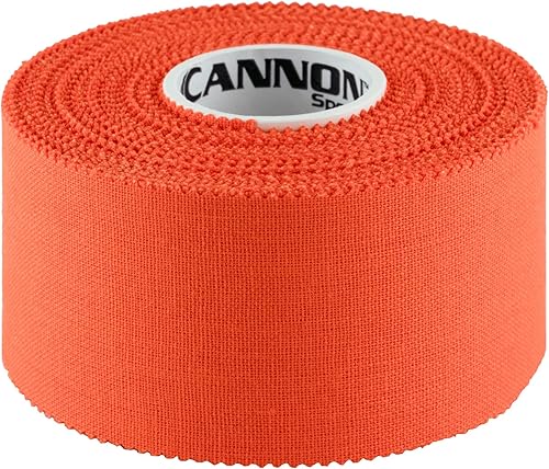 Miniatura 8 de Cannon Sports Cinta atlética de alta calidad, 1.5 pulgadas x 45 pies por rollo, fácil de rasgar, sin residuos pegajosos, muy fuerte, hipoalergénica