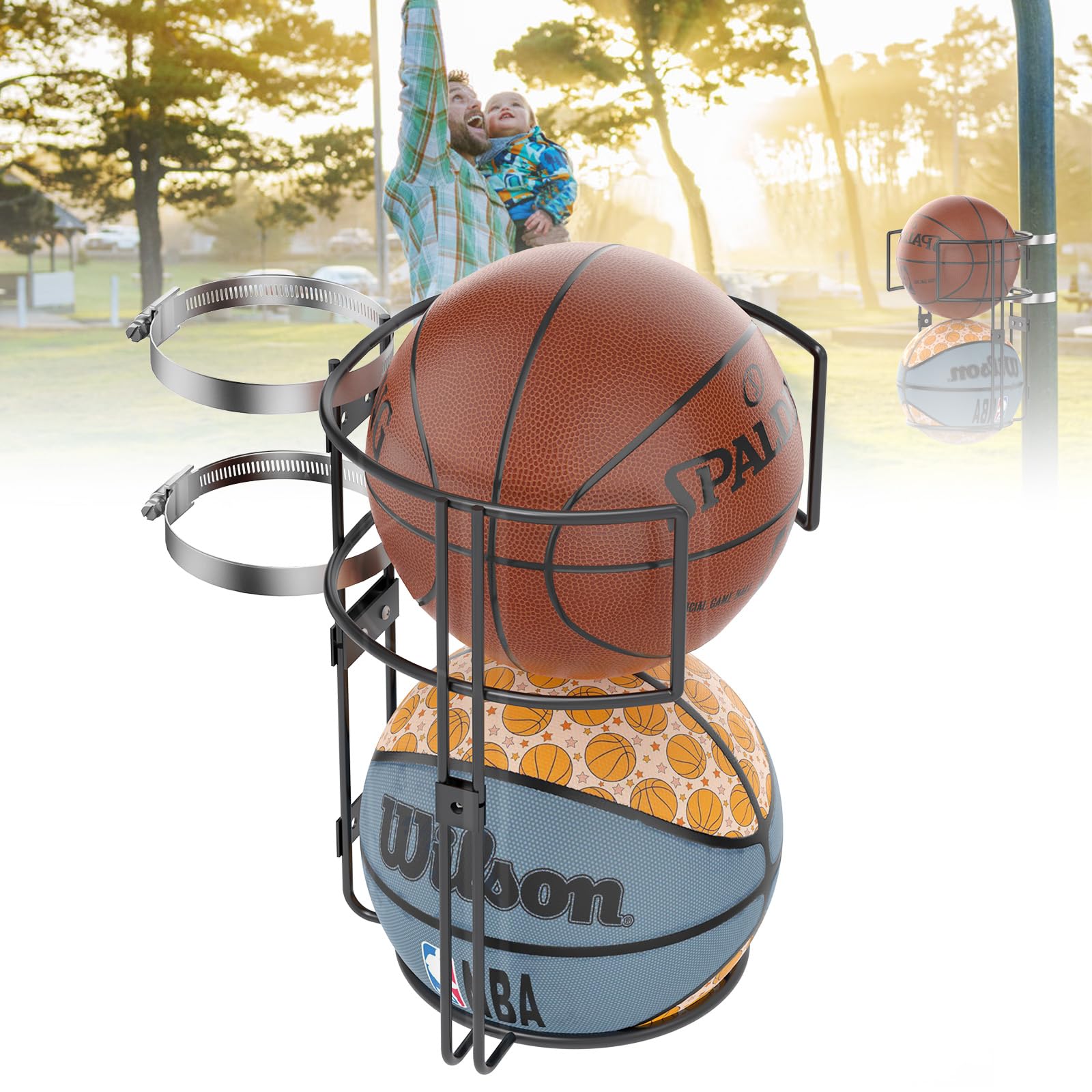 POOWEE Outdoor Basketball Holder