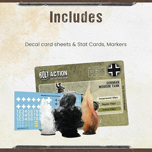Miniatura 5 de Wargames Delivered Panzer IV Ausf. BCD  Modelo Tank con juego de miniaturas de plástico de 1.102 in, 1.102 in - 156, con miniaturas de fantasía y