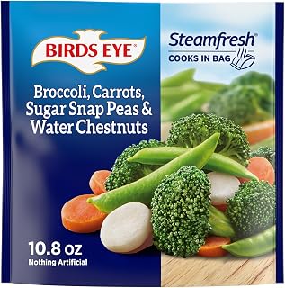 Birds Eye Steamfresh Frozen Mixed Vegetables: Broccoli, Carrots, Sugar Snap Peas & Water Chestnuts 10.8 oz