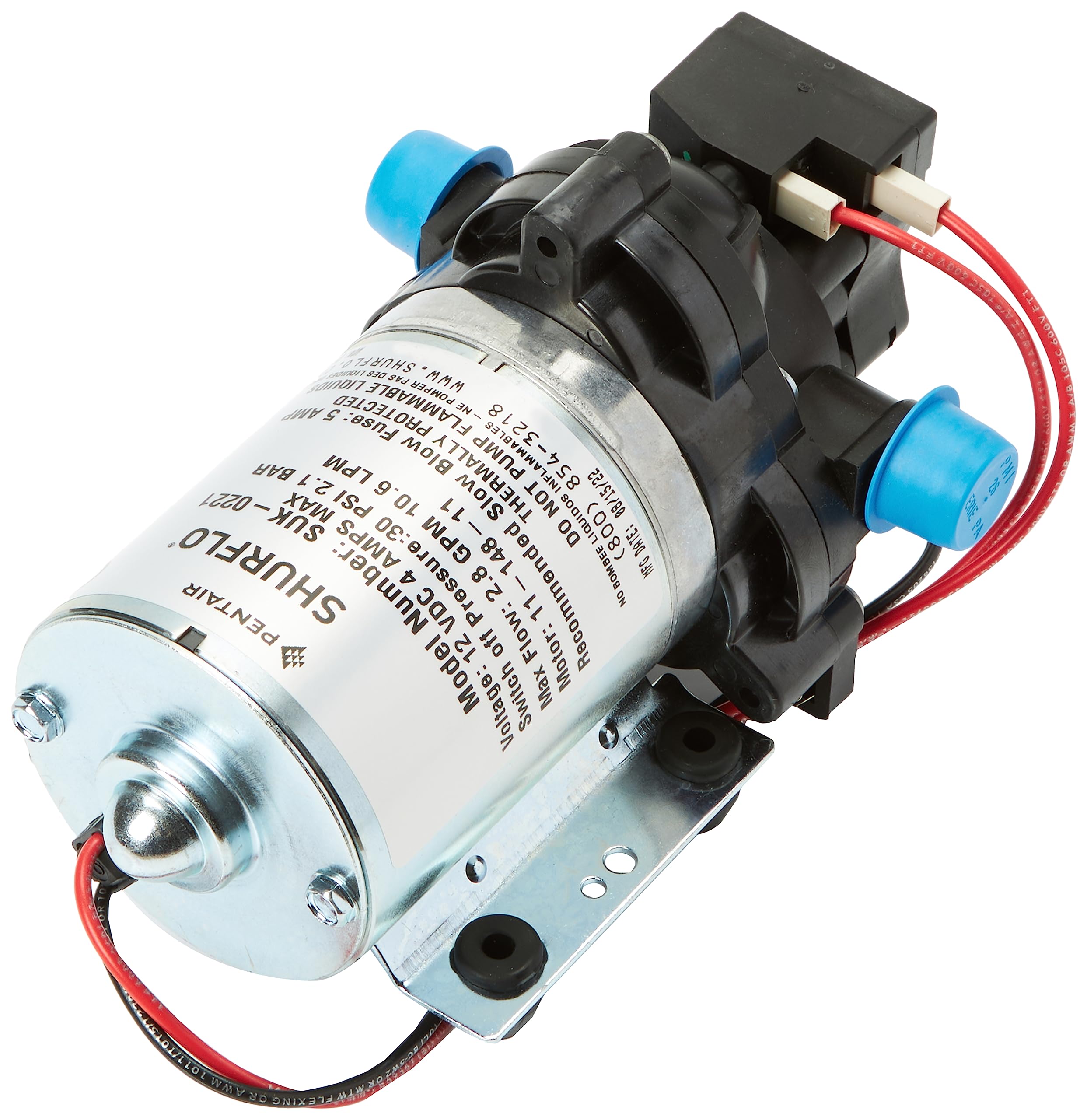 Shurflo Trail King 10 pompa wodna, srebrna, 12 V, 30 PSI