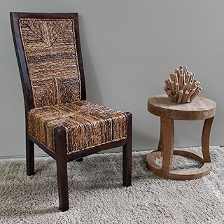 International Caravan Set of Two Dallas Abaca Weave Dining Chair