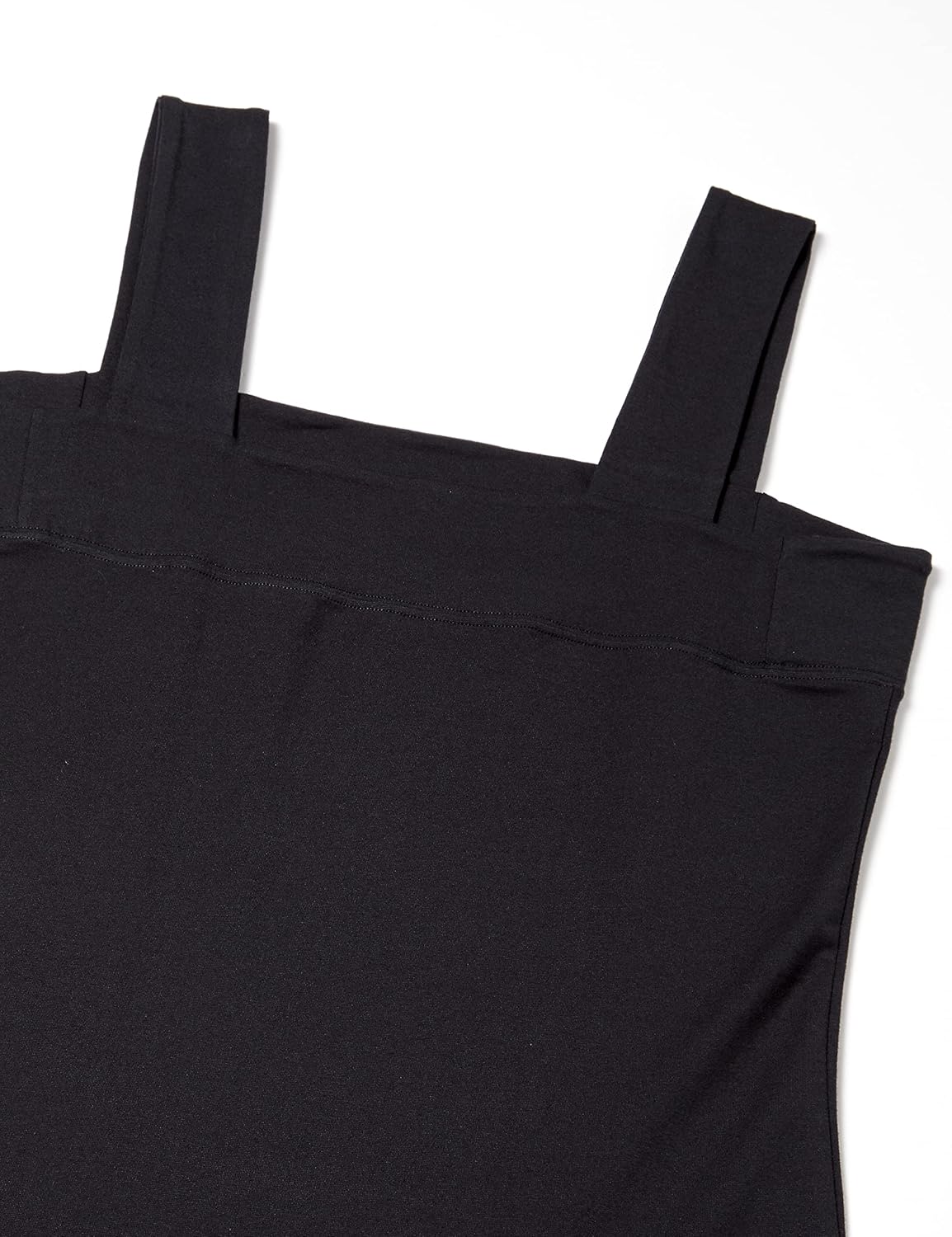 Amazon ベルメゾン キャミソール 汗取りインナー チラ見えを防ぐベアトップ風キャミソール 大汗さん レディース E ブラック 日本 5l 日本サイズ5l相当 インナーキャミソール タンクトップ 通販