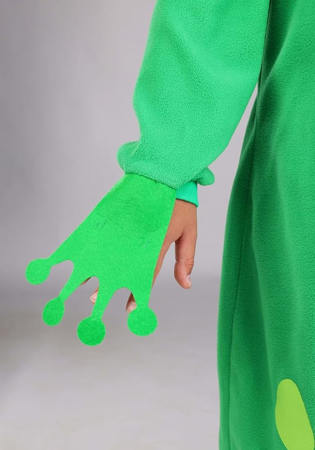 Disfraz de rana verde para niños talla M miniatura 7