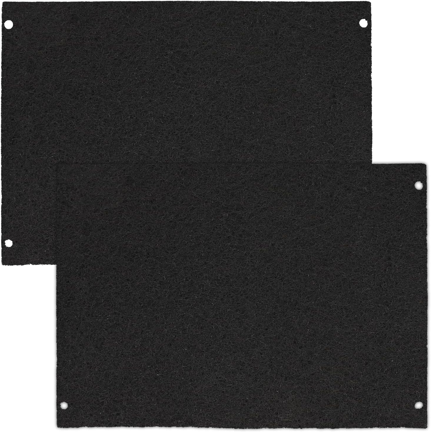 Microwave Oven Activated Charcoal Replacement Air Filters Compatible With Whirlpool Low Profile Over the Range Microwave Hood Models WML55011HS WML75011HZ 4 Pack