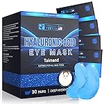 Under Eye Patches (30 Pairs), Under Eye Mask for Puffy Eyes and Dark Circles, Eye Masks with Collagen, Relieves Pressure and Reduces Wrinkles, Revitalises and Refreshes Your Skin, Hyaluronic Acid