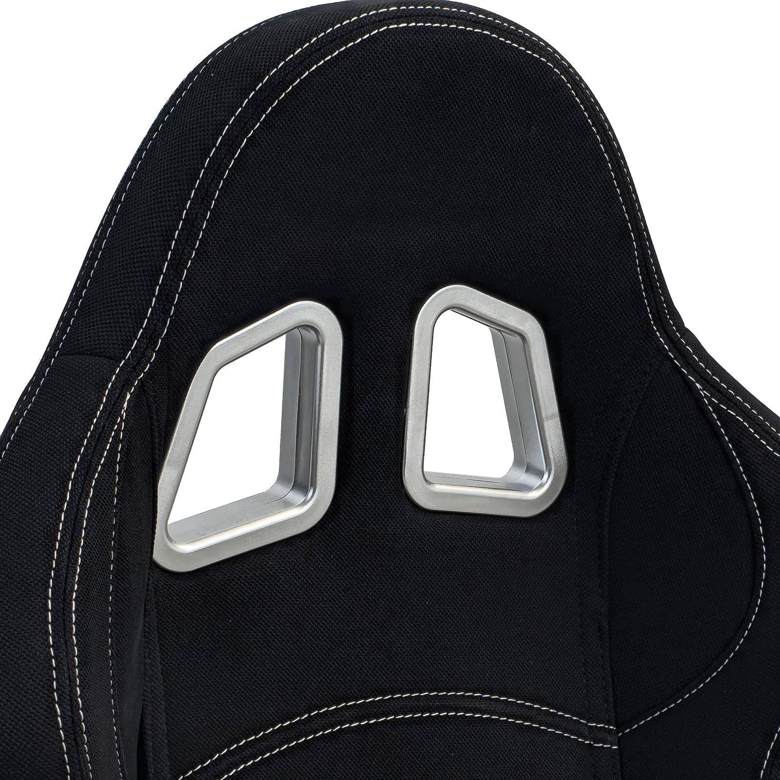 Tenzo-R Sportsitz Halbschalensitz Stoff Schwarz Grau mit 405er Laufschienen