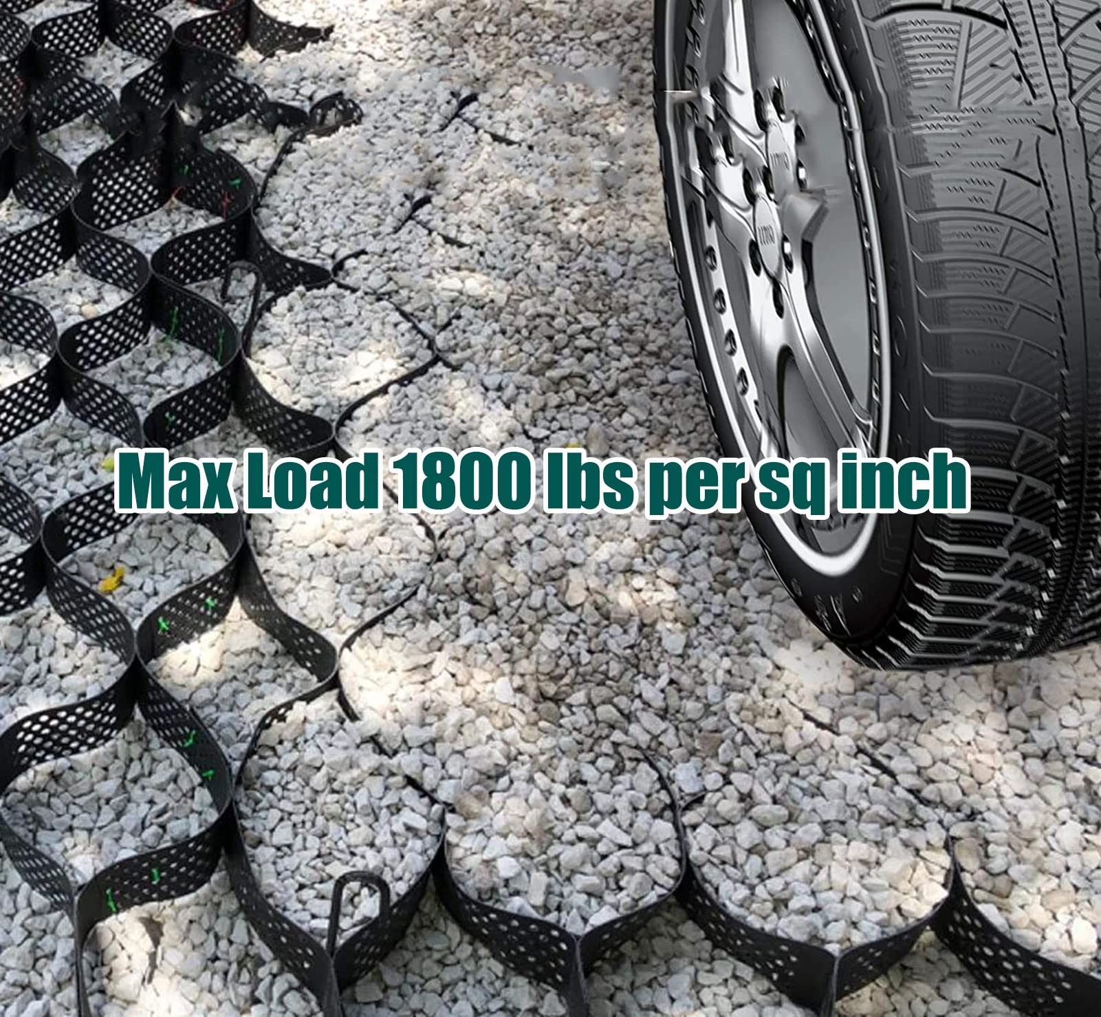 Podstawa szopy z siatki naziemnej - bilizat siatki do lekkich ciężarówek ścieżek podjazdów i projektów ogrodowych - Easy Inllat Eco-Friendly Solut