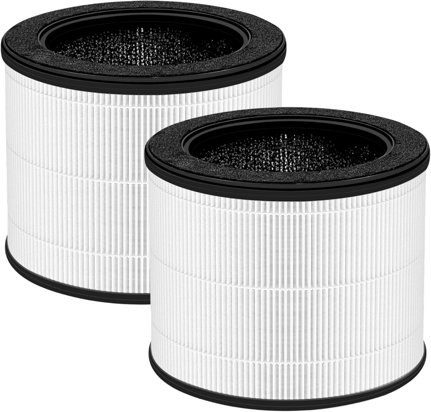 Nispira Airmega 100 3-in-1 True HEPA Activated Carbon Filter Replacement For Coway Airmega 100 Air Purifier 2 Packs