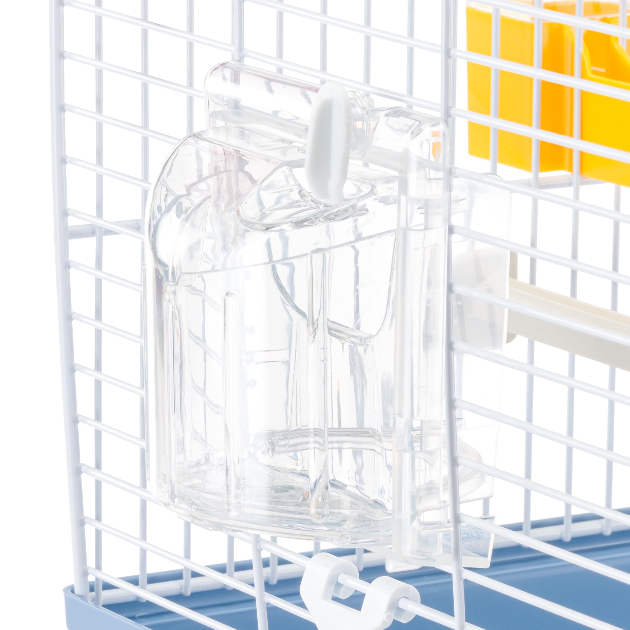 Ferplast Gabbia per Canarini REKORD 2 Gabbia per Uccelli, con Mangiatoie Girevoli, Posatoi, Beverini e Altalena, in Metallo Verniciato e Fondo in Plastica con Cassetto Igienico, 39 x 25 x h 41 cm