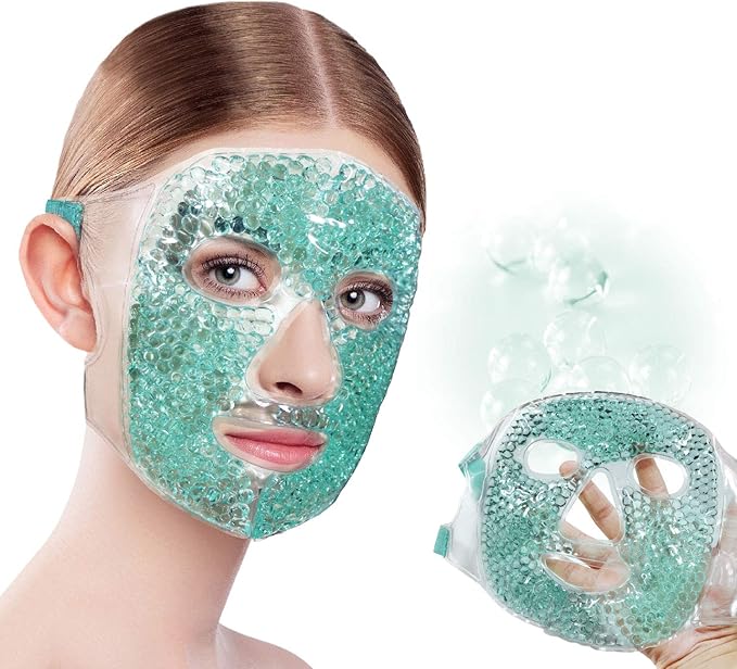 Hot and Cold Gel Face Mask,Ice Facila Mask Cold Face Mask for Swelling