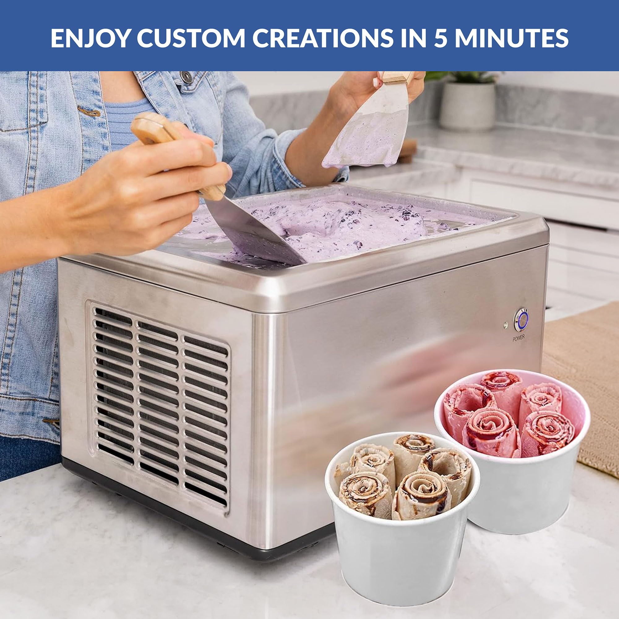 Amazon.co.jp: Whynter ICR-300SS 0.5 Quart Stainless Steel Ice