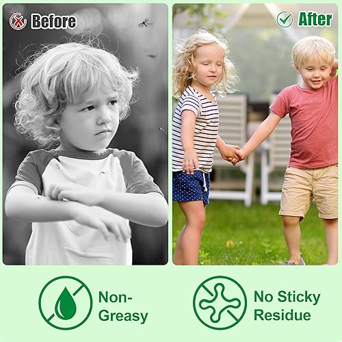 Miniatura 3 de 36 toallitas repelentes de mosquitos, aceite de menta, toallitas repelentes de insectos envueltas individualmente, protección segura y eficaz contra