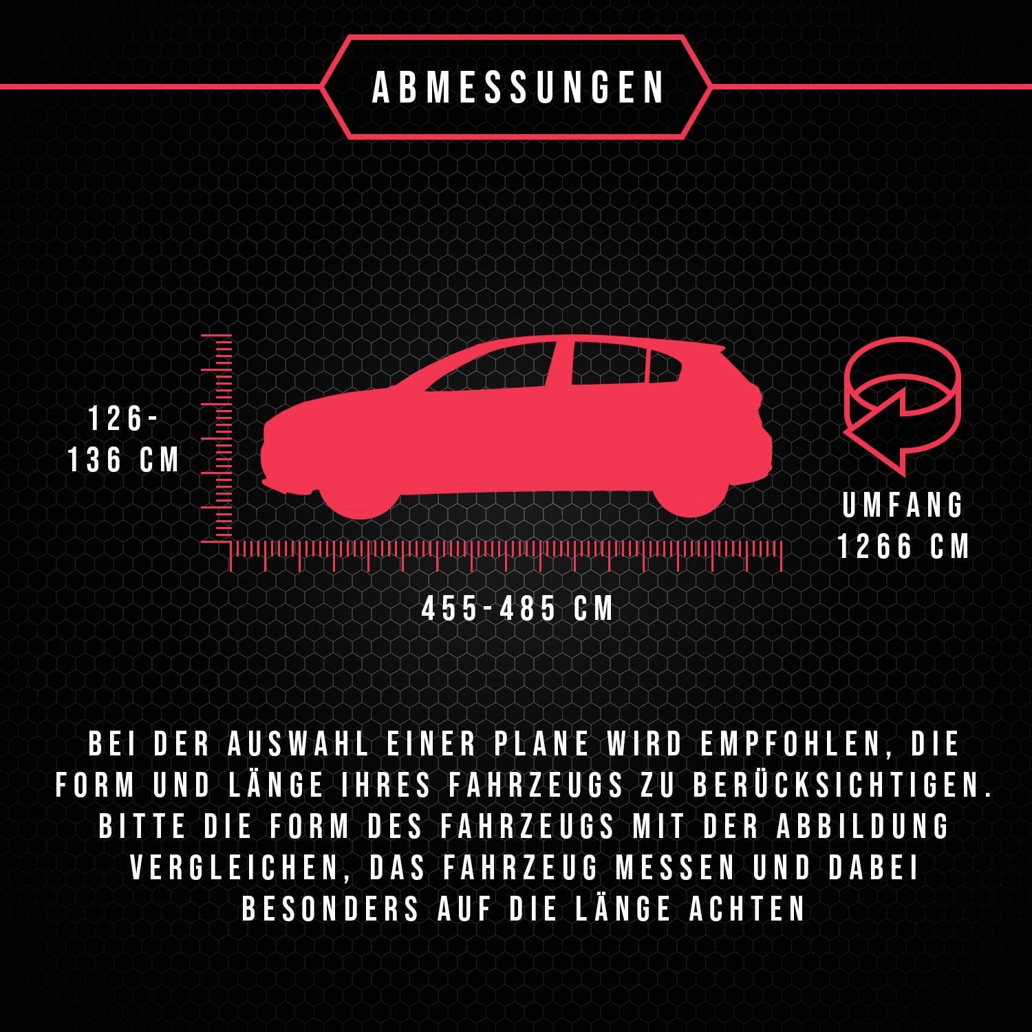 Pokrowiec na samochód, kompletny garaż, kompatybilny z Honda Civic X 2017-2022, garaż samochodowy, wodoszczelny, oddychający, odporny na promieniowanie UV, ochrona przed zamarzaniem, do użytku