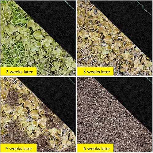 Miniatura 4 de Ctystallove - Tela prémium para paisaje y barrera de hierbas, 5 onzas