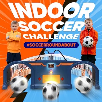 Soccer Trainer, Kids Soccer Exercises Training Set | Improve Agility First Touch Ball Control & Foot-Eye Coordination Hand-Eye