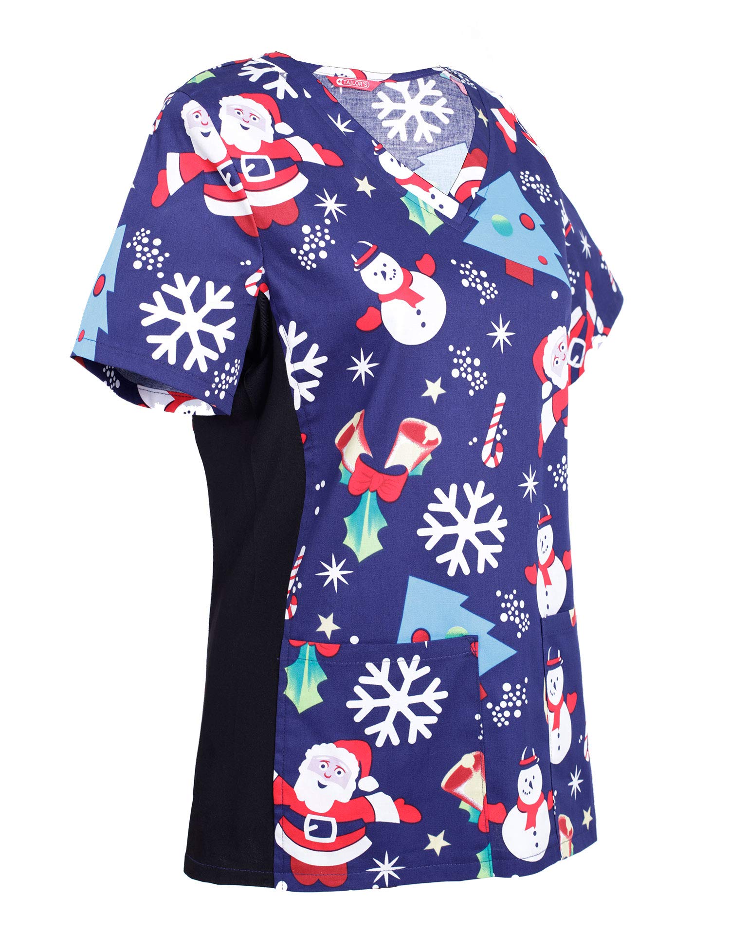 Women's Print Scrub Top