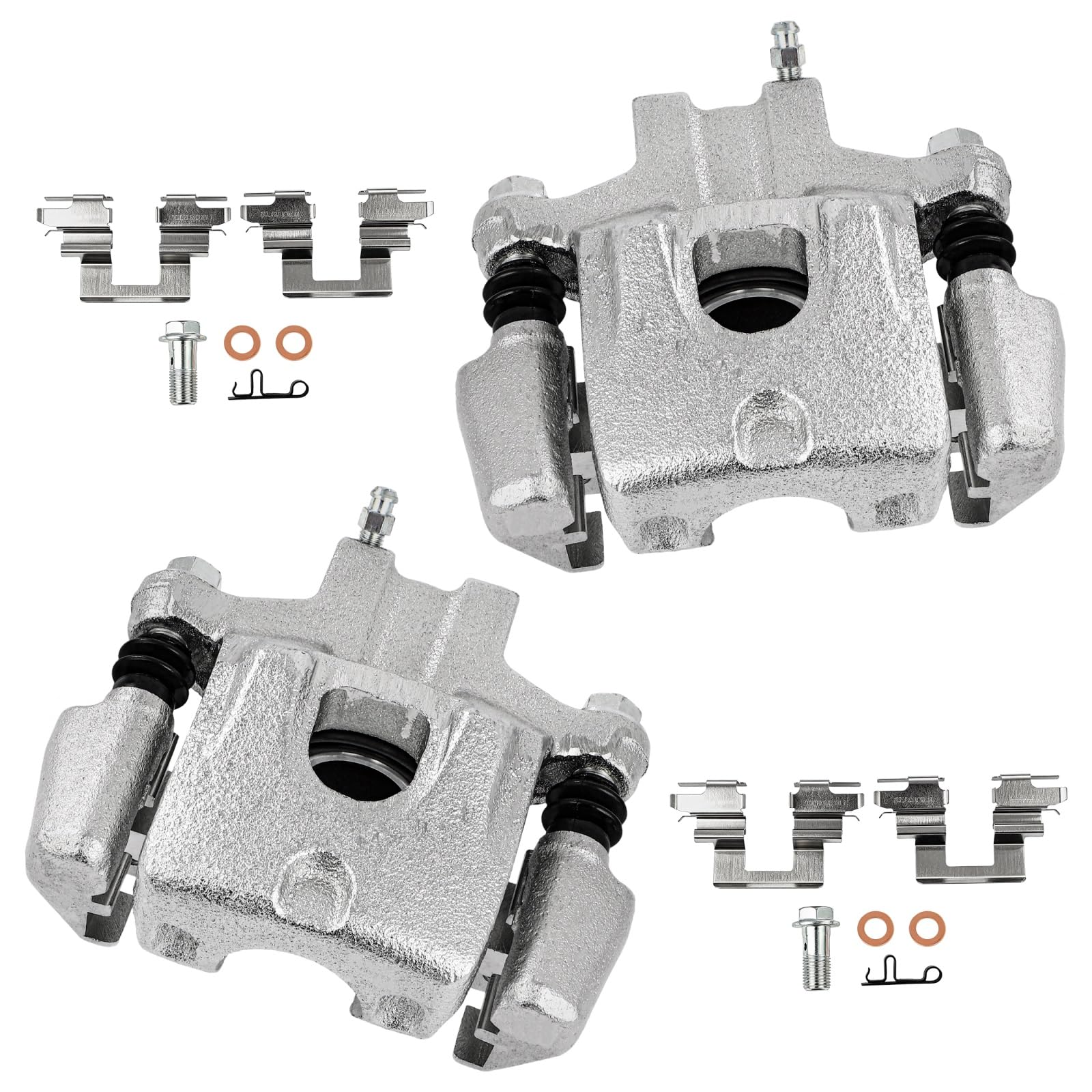 cciyu Rear Left &amp; Right Disc Brake Calipers Assembly 19B2697 19B2696