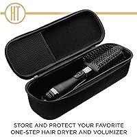 Vista 2 de Hot Tools - Funda de almacenamiento para el cepillo voluminizador One Step Almacena todos los tipos de voluminizadores (negro)