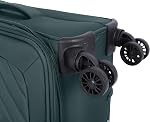 Swiss Traveller Spinner Luggage Suitcase - Soft Side Luggages - Multiple Color Options and Sizes (Mint Green, 20 in)