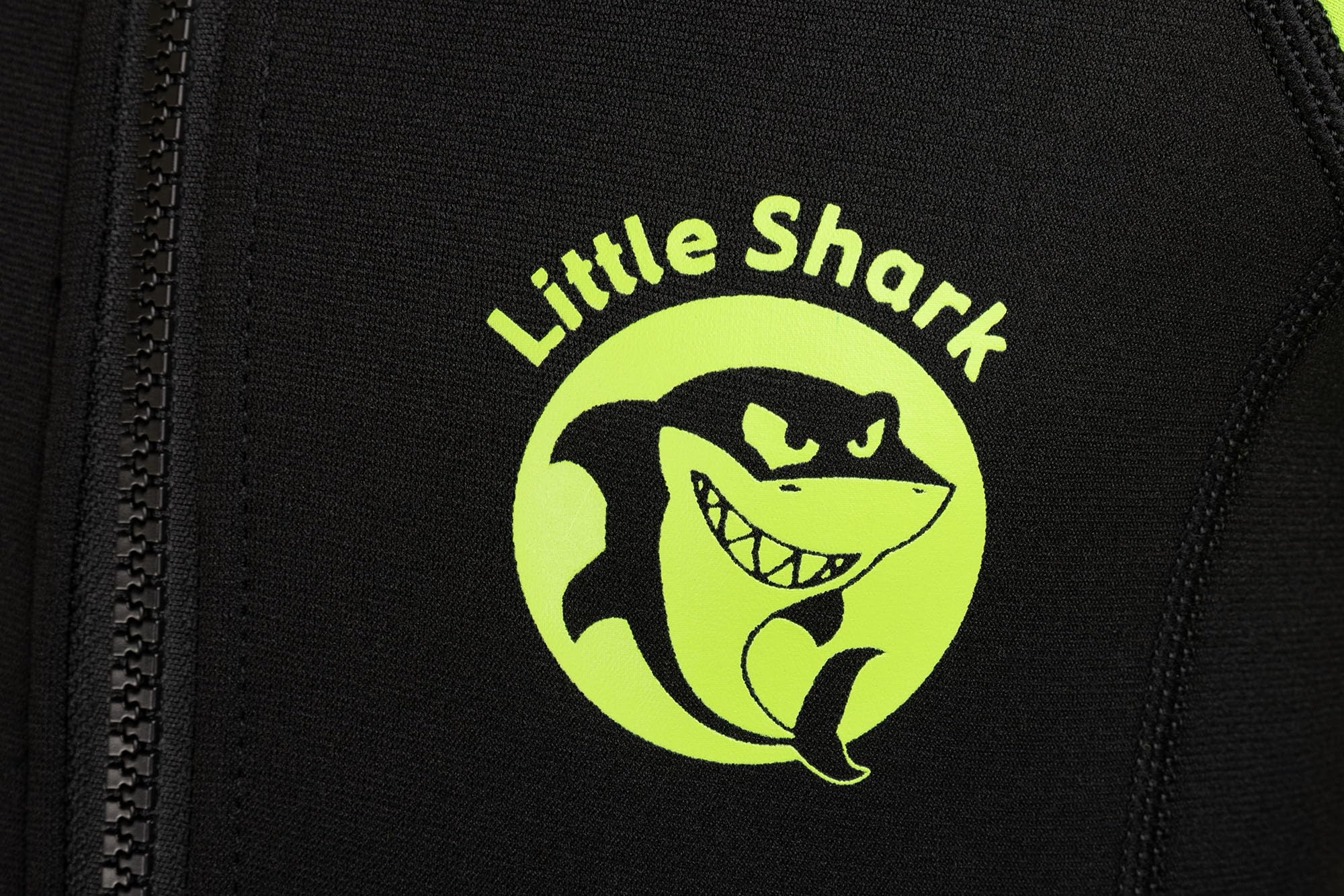 Cressi Unisex-Youth Little Shark Shorty Wetsuit Pianka Z Neoprenu Dla Dzieci,Czarny/Limonka,9/10 Lat,Xdg003306