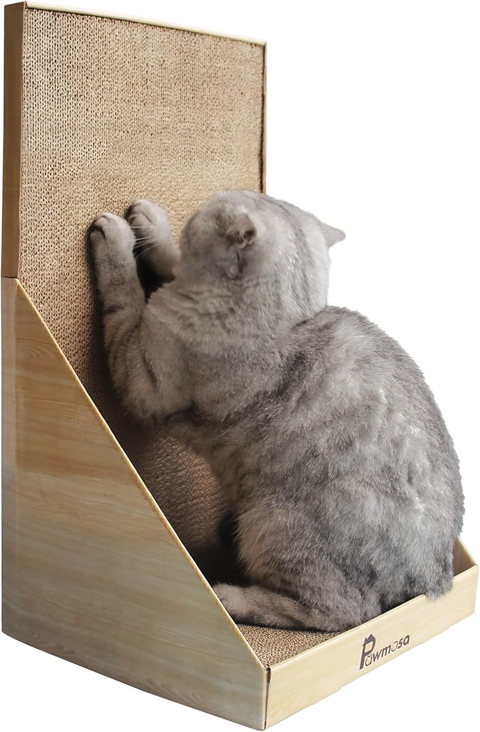 Pawmosa Cat Scratcher, Vertical Cardboard Cats Scratching Post, Lounge